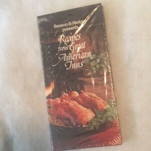 IN ORIGINAL PLASTIC >> Vintage Benson & Hedges Recipes From Great American Inns